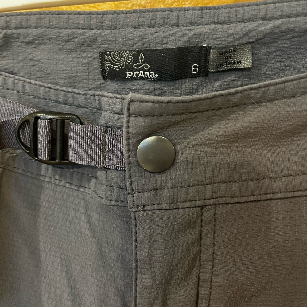 Prana Charcoal Adjustable Capris